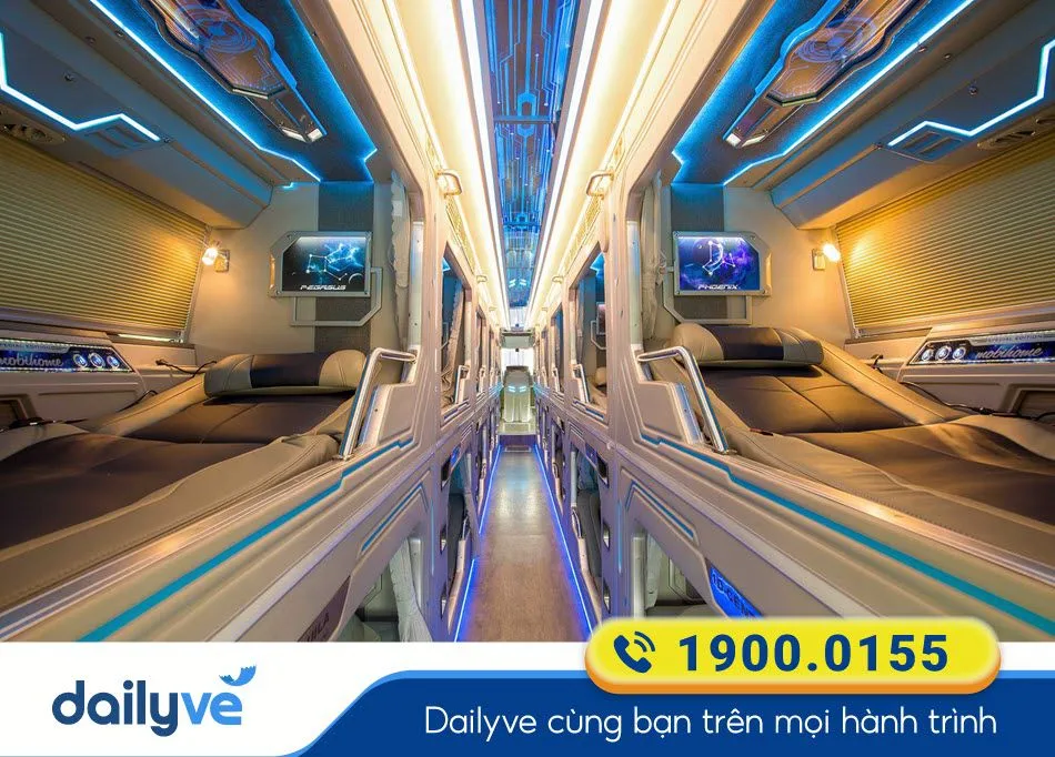 Dòng xe Limousine 20 phòng cao cấp của nhà xe Tiến Oanh