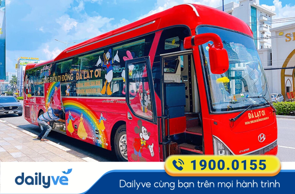 Nhà xe Đà Lạt Ơi tuyến Thủ Dầu Một đi Đà Lạt