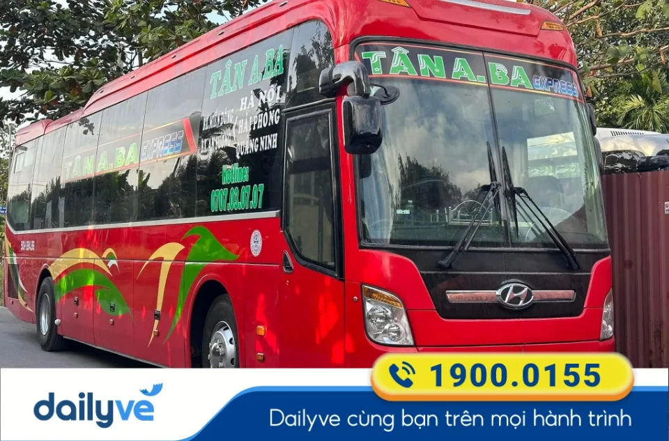 Nhà xe Tân Aba từ Bến xe Miền đông đi Hà Nội