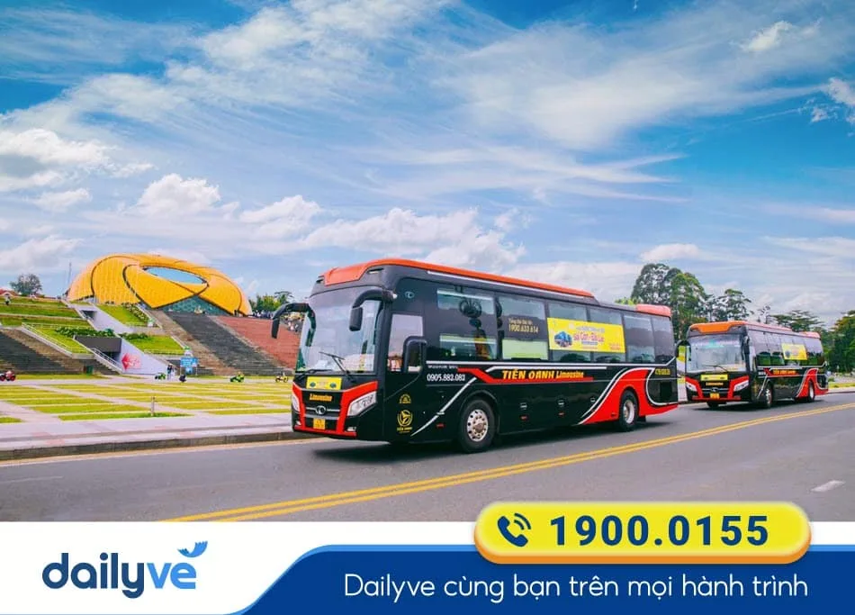 Nhà xe Tiến Oanh từ Bình Dương đi Buôn Ma Thuột