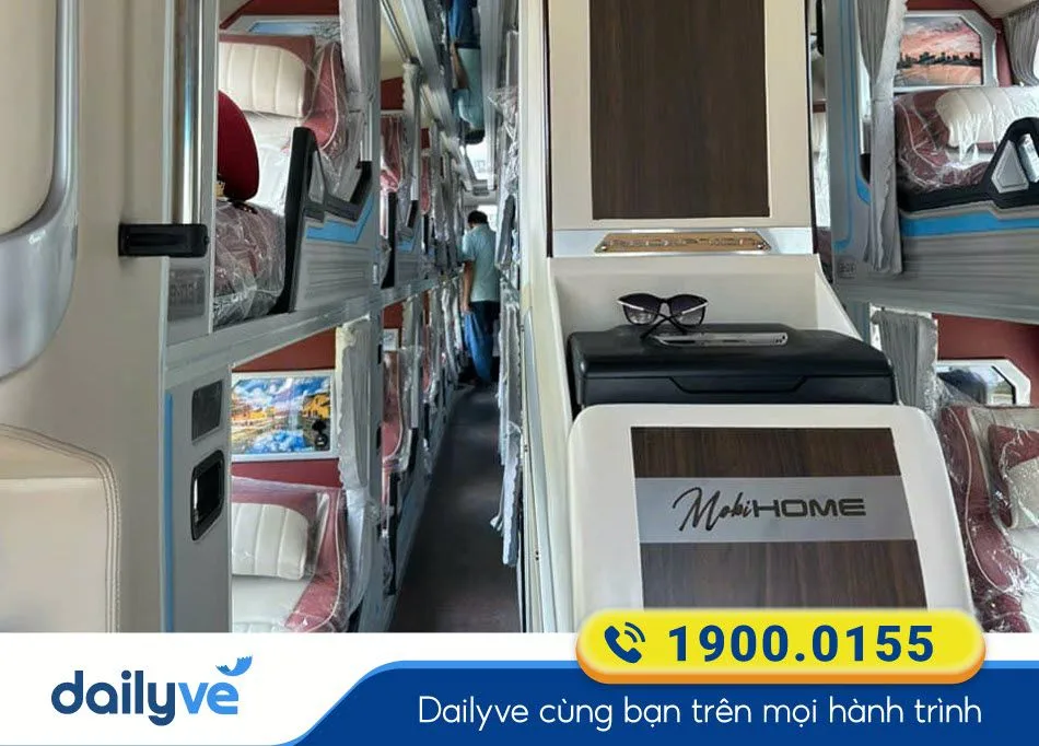 Nội thất xe Limousine của xe Hải Vân