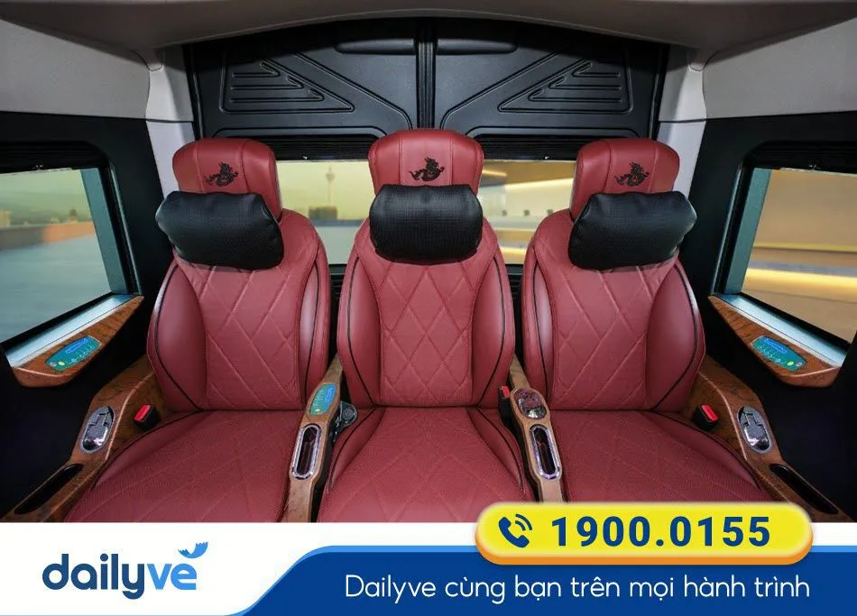 Dòng xe Limousine với đầy đủ tiện nghi
