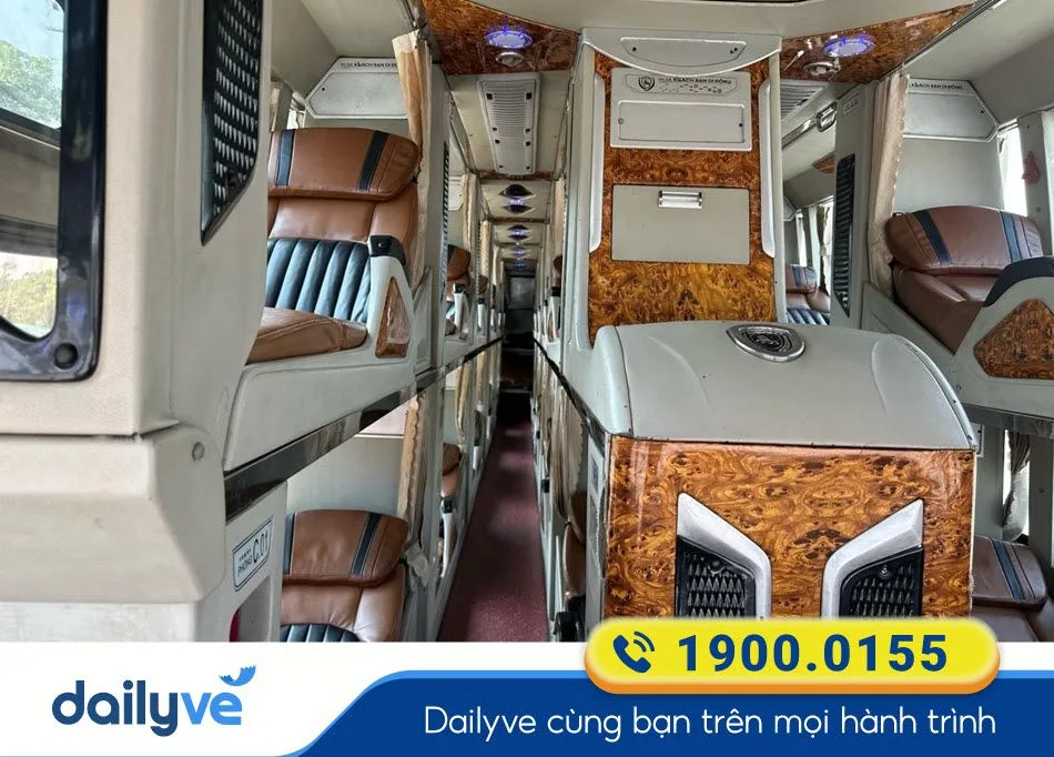 Nội thất và tiện nghi dòng xe Limousine 32 phòng của nhà xe Văn Lang