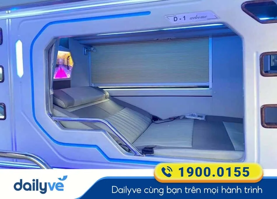 Nội thất xe giường Limousine hiện đại và sang trọng nhất