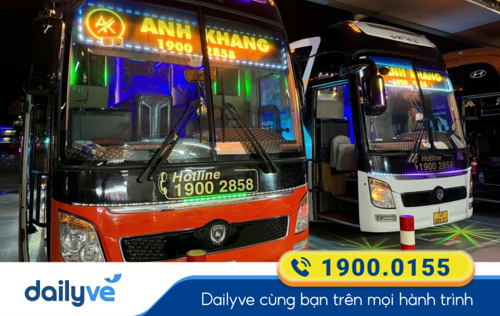 Nhà xe Anh Khang tuyến Sài Gòn đi Đắk Nông