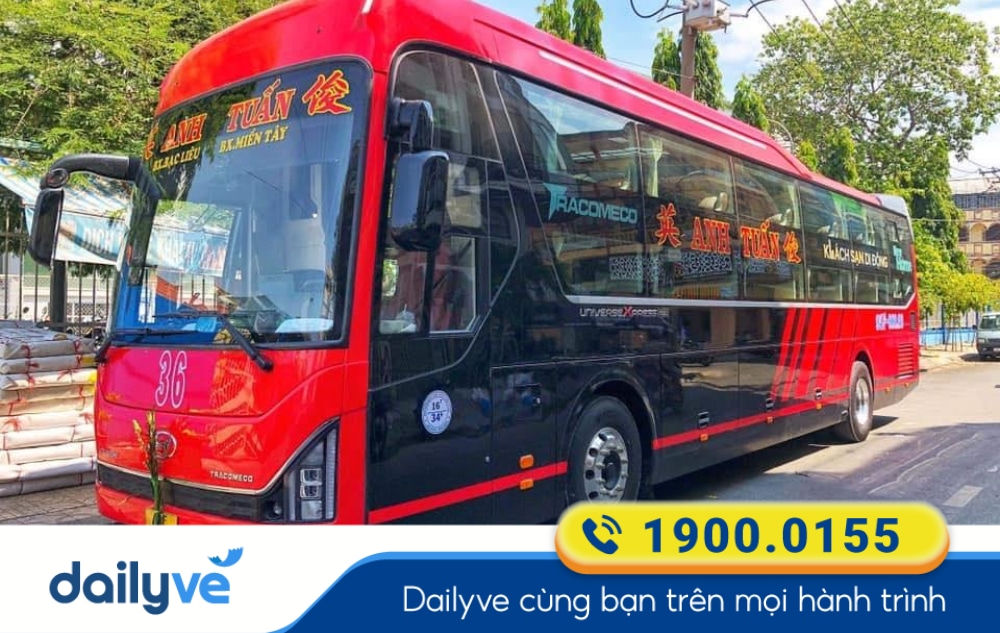 Nhà xe Anh Tuấn tuyến Sài Gòn đi Bạc Liêu