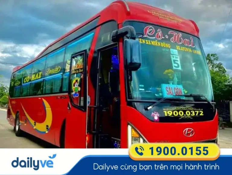 Nhà xe Cô Hai từ Sài Gòn đi Ayun Pa