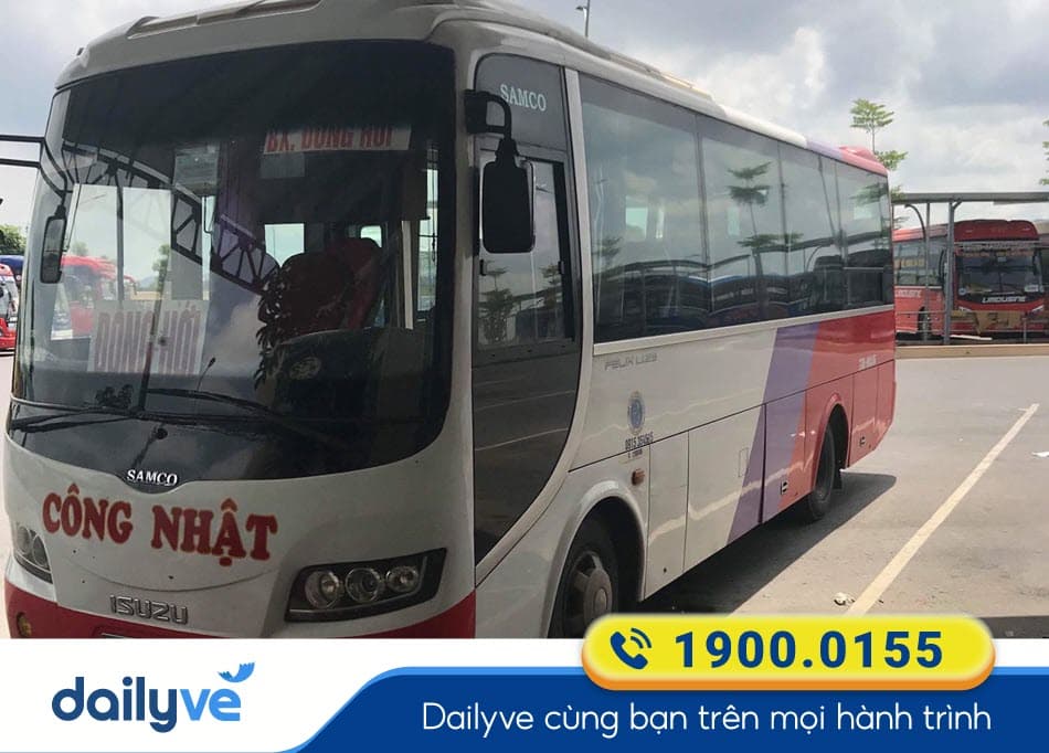 Nhà xe Công Nhật Đồng Hới đi Vinh 