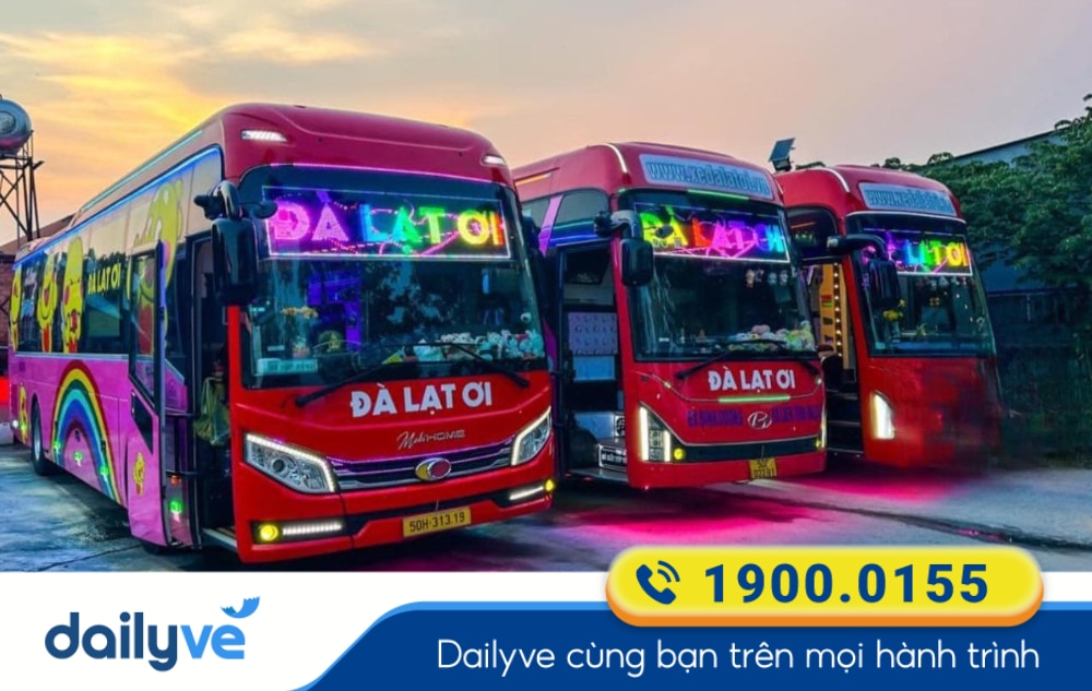 Nhà xe Đà Lạt Ơi Đà Lạt đi Bình Dương