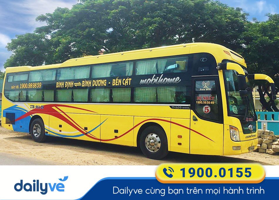 Nhà xe Đệ Nhất Bình Định đi Bình Dương