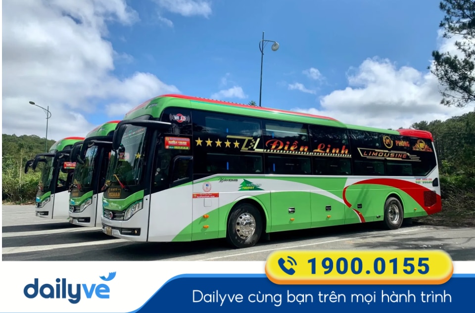 Nhà xe Điền Linh Limousine tuyến Sài Gòn đi Đà Lạt Lâm Đồng xe giường nằm