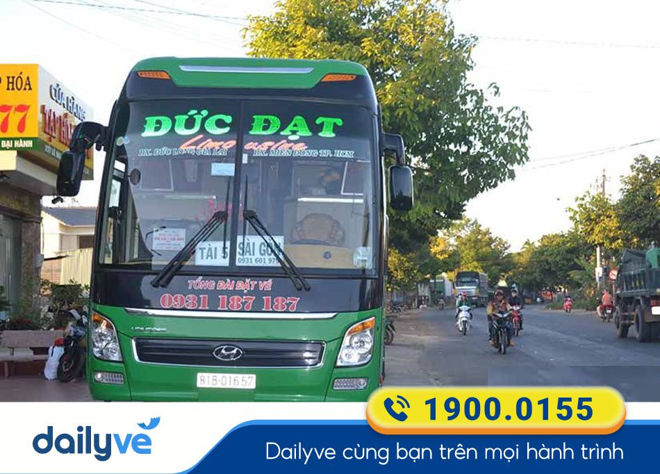 Xe Đức Đạt đi Gia Lai từ Bình Phước