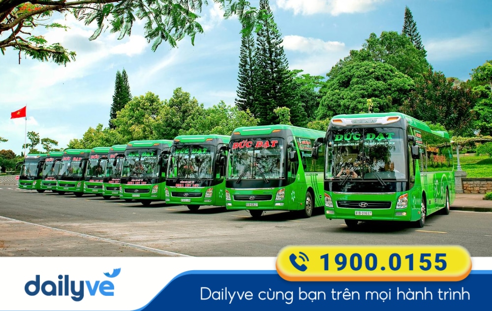 Nhà xe Đức Đạt từ Quãng Ngãi đi Pleiku