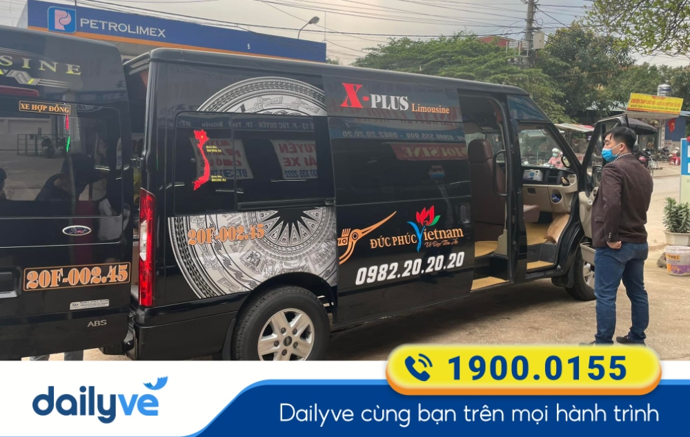 Nhà xe Đức Phúc tuyến Limousine tuyến Hà Nội đi Thái Nguyên