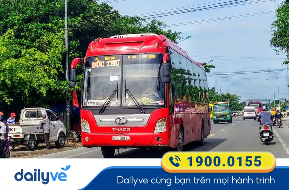 Nhà xe Đức Thư tuyến An Giang đi Bình Dương