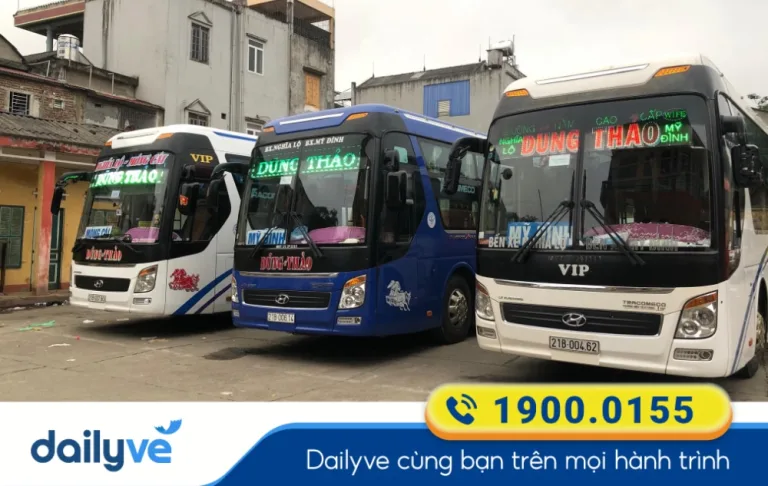 Vé xe khách từ Nghĩa Lộ Yên Bái đi Bến xe Mỹ Đình
