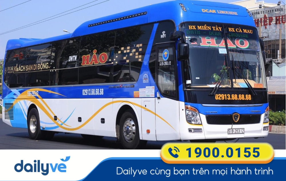 Nhà xe Hảo tuyến Cà Mau đi Bến xe Miền Tây