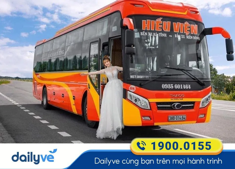 Nhà xe Hiếu Viện từ Bến xe Nước Ngầm đi Hà Tĩnh