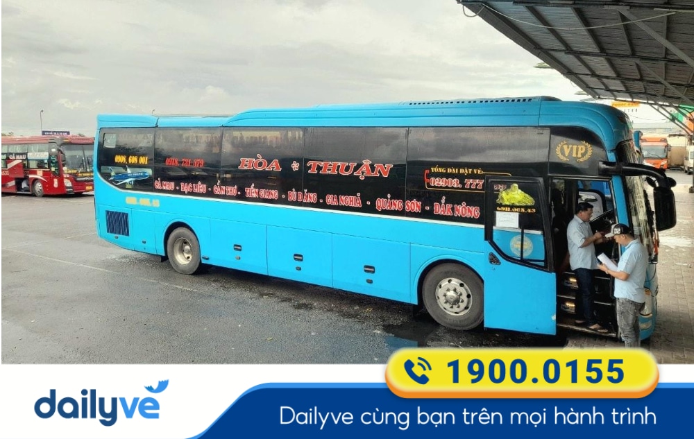 Nhà xe Hòa Thuận tuyến Bình Dương đi Cà Mau