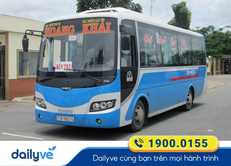 Nhà xe Hoàng Khải Sài Gòn đi Bến Tre