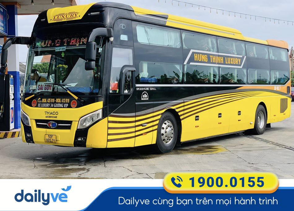 Nhà xe Hưng Thịnh Sài Gòn đi Quảng Ngãi