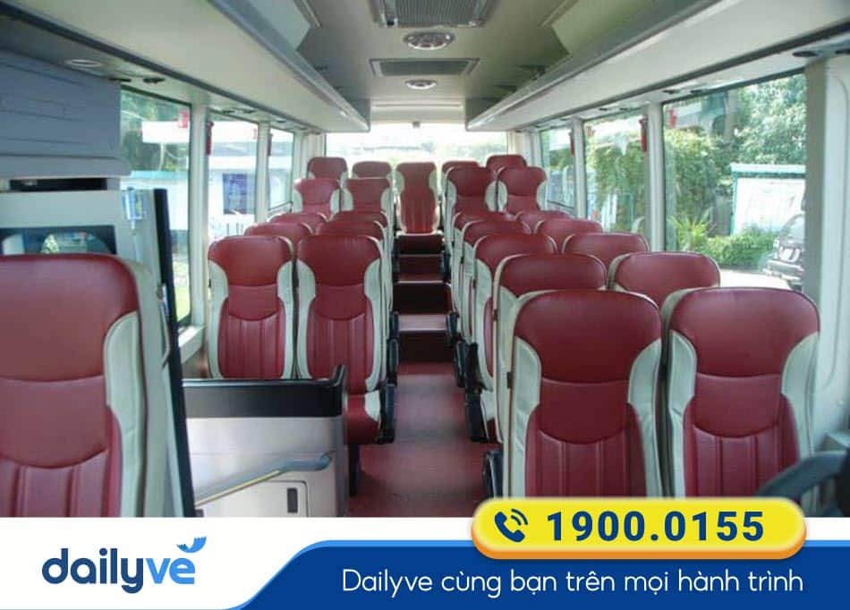 Dòng xe ghế 29 chỗ của nhà xe Hương Khuê