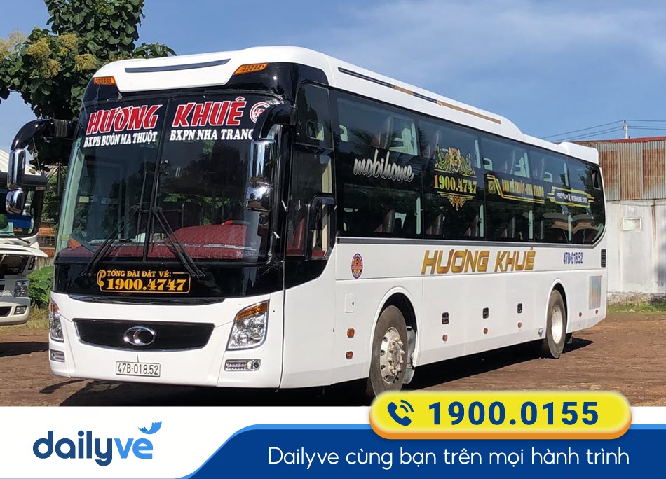 Nhà xe Hương Khuê Đắk Lắk đi Nha Trang