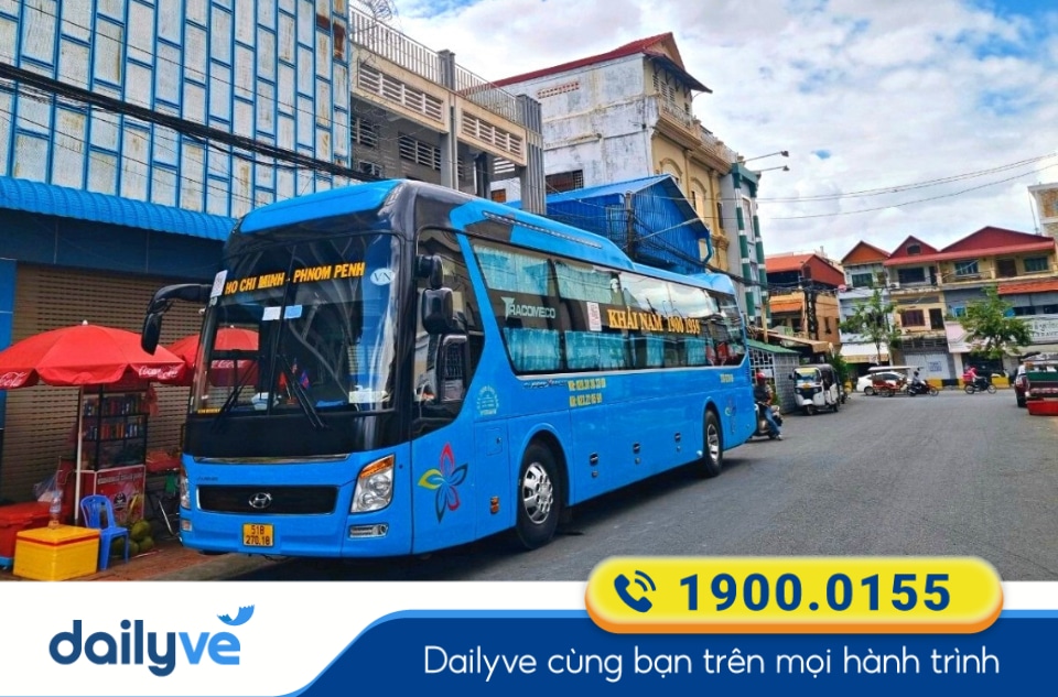 Nhà xe Khải Nam tuyến Sài Gòn đi Phnôm Pênh