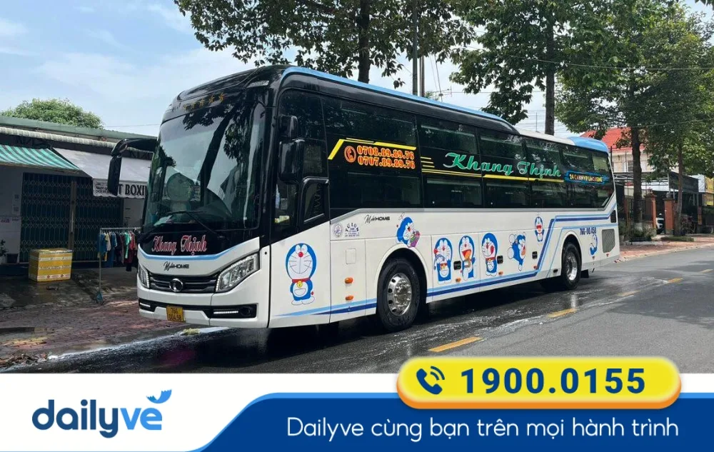 Nhà xe Khang Thịnh tuyến Quảng Ngãi đi Bến xe Miền Đông