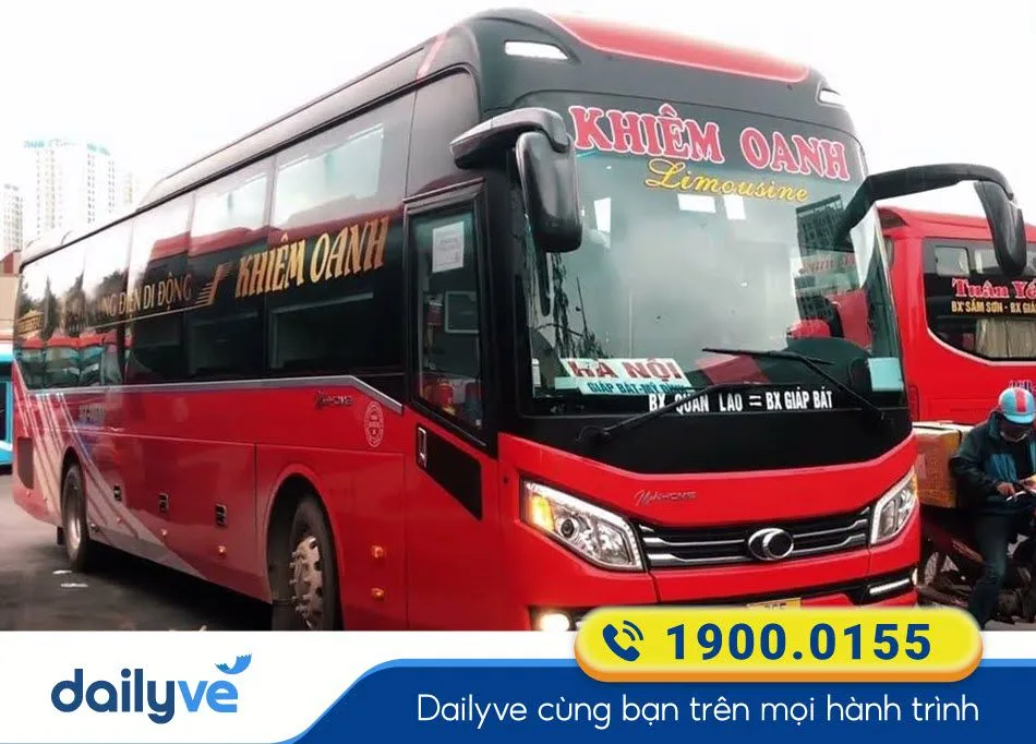 Nhà xe Khiêm Oanh Hà Nội đi Thanh Hóa