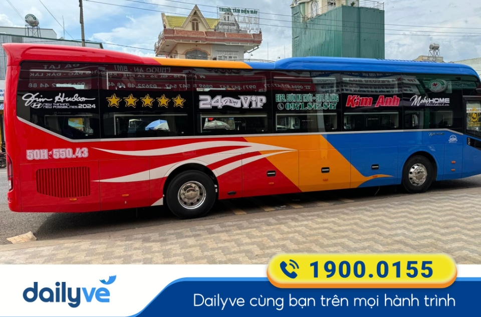Nhà xe Kim Anh tuyến Sài Gòn đi Buôn Ma Thuột Đắk Lắk