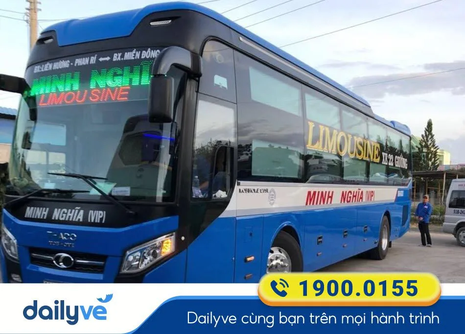 Nhà xe Minh Nghĩa từ Sài Gòn đi Hàm Thuận Bắc