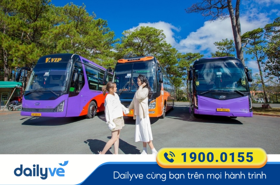Xe giường nằm nhà xe Nguyễn Kim Limousine tuyến Sài Gòn đi Đà Lạt Lâm Đồng