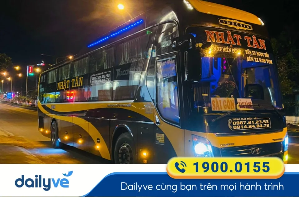 Nhà xe Nhật Tân từ Kon Tum đi Đắk Nông
