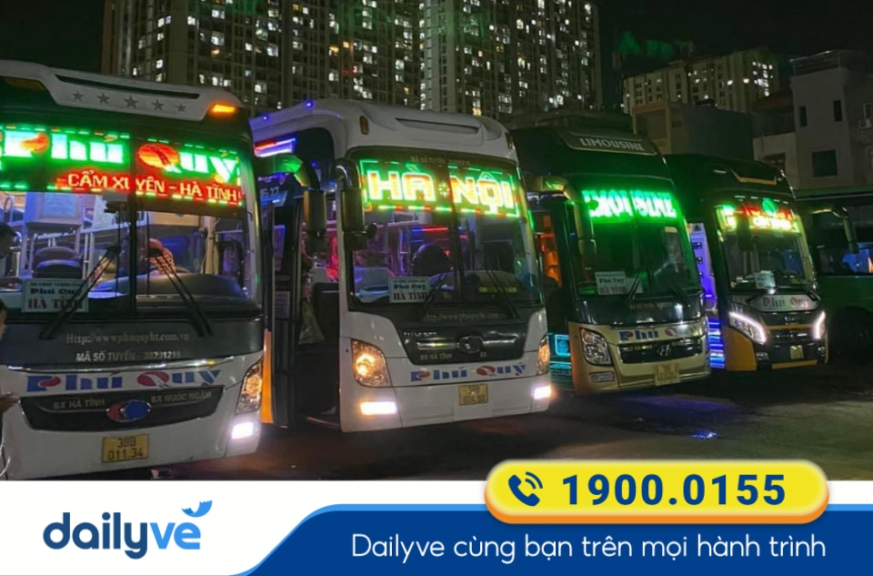 Nhà xe Phú Quý tuyến Hà Nội đi Nghệ An