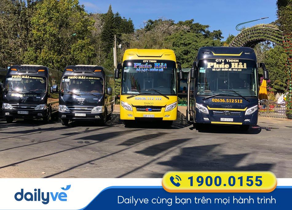 Nhà xe Phúc Hải Đà Lạt đi Gia Lai