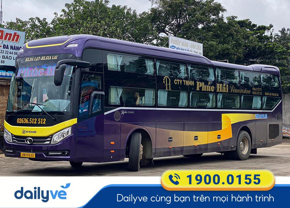 Nhà xe Phúc Hải từ Đức Trọng đi Buôn Ma Thuột
