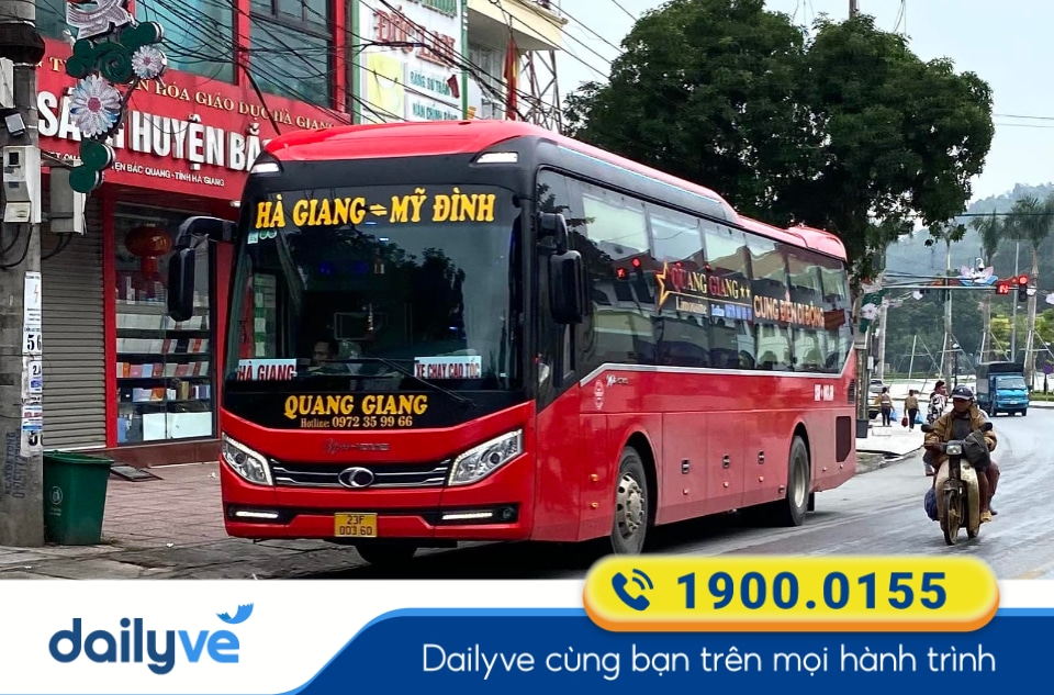 Nhà xe Quang Giang tuyến Hà Giang đi Hà Nội
