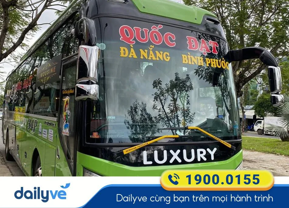 Nhà xe Quốc Đạt từ Phước Long đi Quảng Ngãi