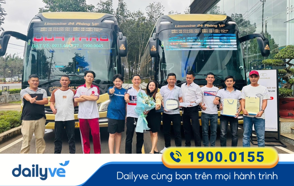 Nhà xe Quý Thảo tuyến Buôn Ma Thuột Đắk Lắk đi Sài Gòn