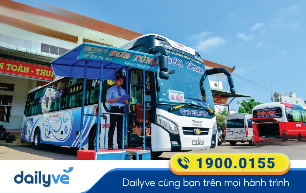 Nhà xe Sơn Tùng tuyến Quy Nhơn Bình Định đi Đà Nẵng