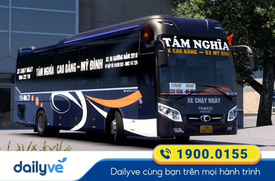 Nhà xe Tám Nghĩa tuyến Hà Nội đi Cao Bằng