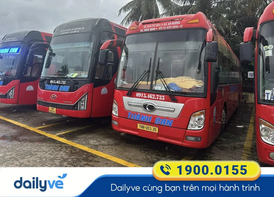 Nhà xe Thành Ban phục vụ tuyến Sài Gòn - Ninh Hòa