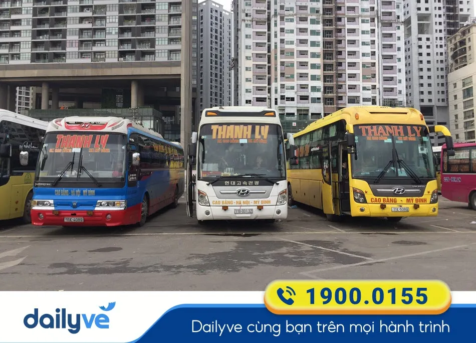 Nhà xe Thanh Ly từ Bến xe Mỹ Đình đi Cao Bằng