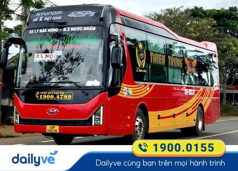 Nhà xe Thiên Trung Hà Nội đi Đắk Nông