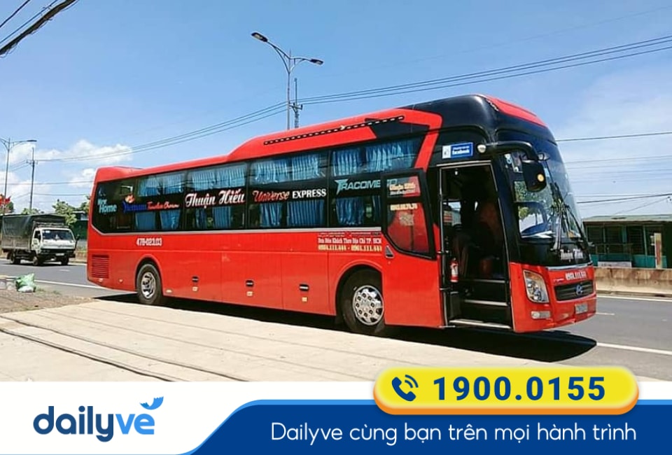 Nhà xe Thuận Hiếu tuyến Bến xe Phía Nam Buôn Ma Thuột đi Sài Gòn
