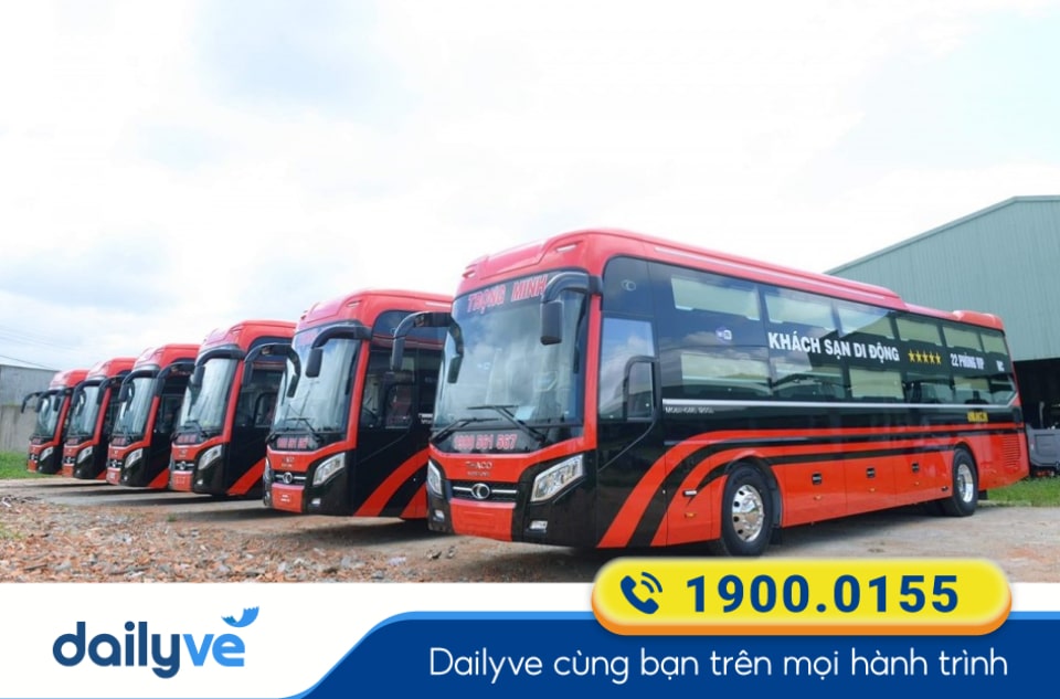 Xe giường nằm nhà xe Trọng Minh tuyến Sài Gòn đi Đà Lạt Lâm Đồng