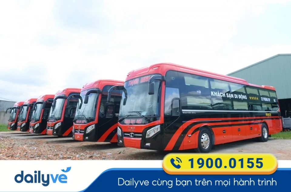 Xe giường nằm nhà xe Trọng Minh tuyến Sài Gòn đi Đà Lạt Lâm Đồng