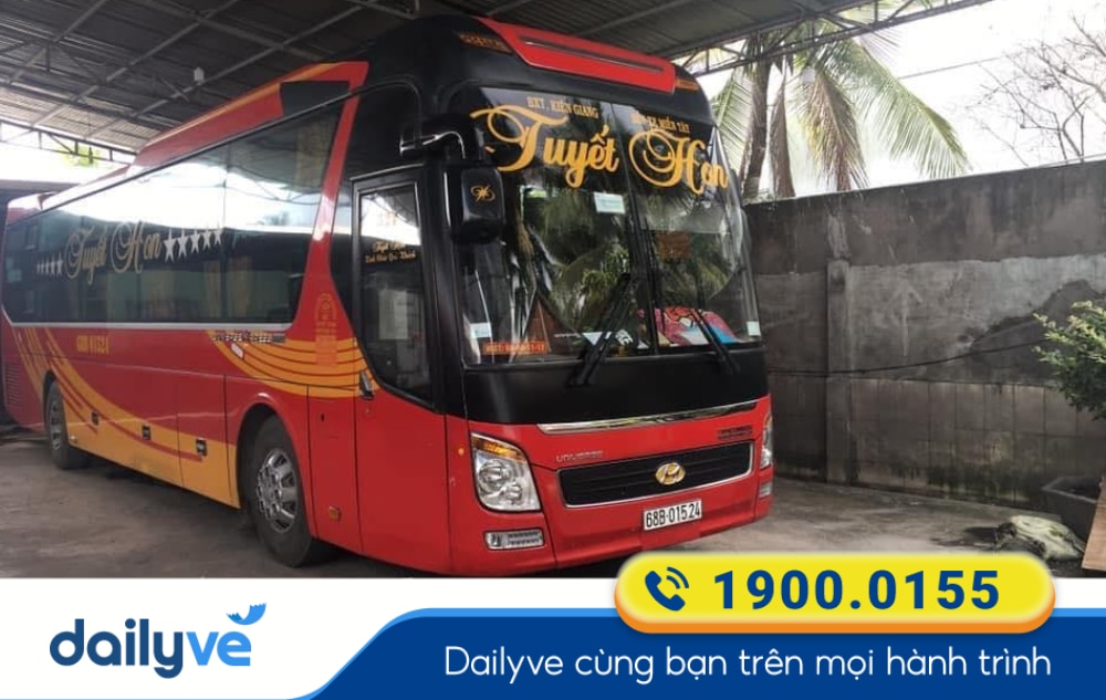 Nhà xe Tuyết Hon tuyến Sài Gòn đi Rạch Giá Kiêng Giang