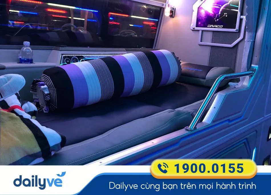 Dòng xe Limousine 22 phòng của xe Hoàng Dũng Quy Nhơn